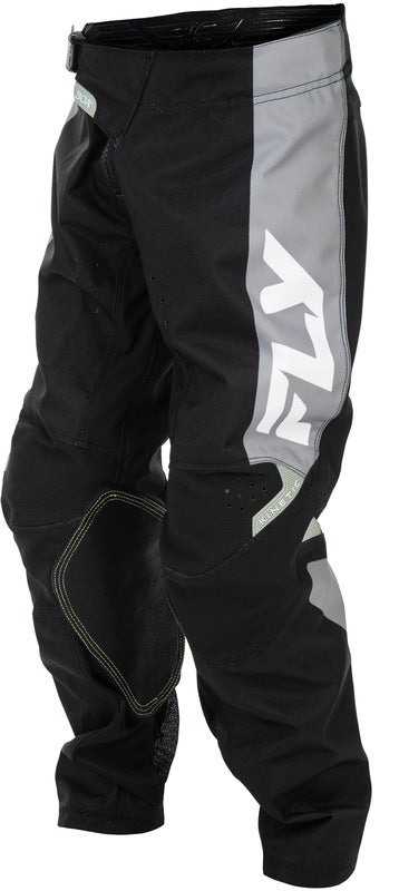 Fly Racing Kinetic Jugendhose Schwarz Grau