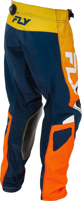 Fly Racing Kinetic Jugendhose Navy Orange