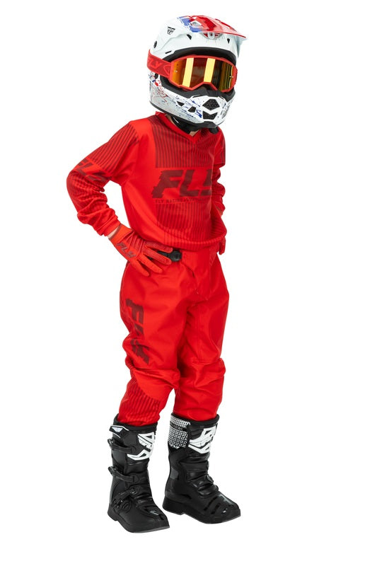 Fly Racing F 16 Jugend Jersey Rot