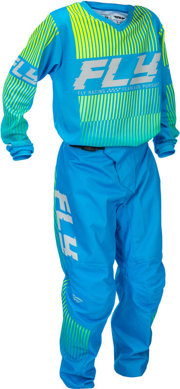 Fly Racing F 16 Jugend Jersey Blau Jaune