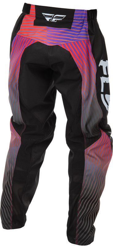 Fly Racing F 16 Jugendhose Schwarz Rot Lila