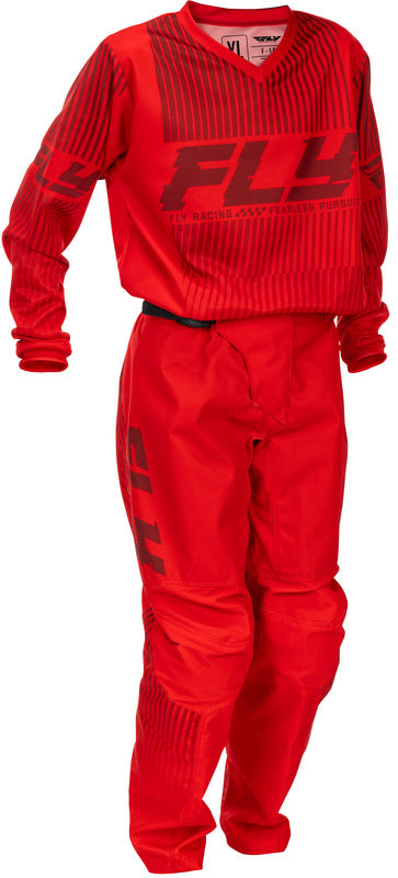 Fly Racing F 16 Jugendhose Rot