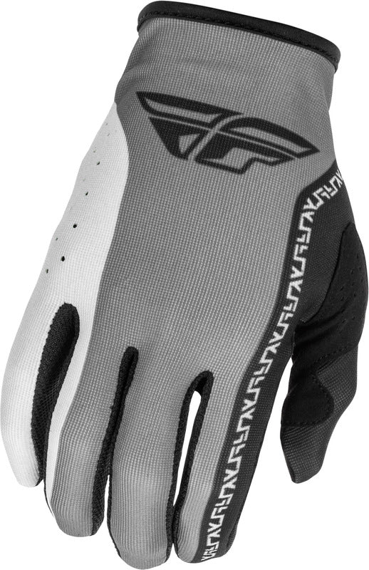 Fly Racing Lite Youth Handschuhe Grau Schwarz