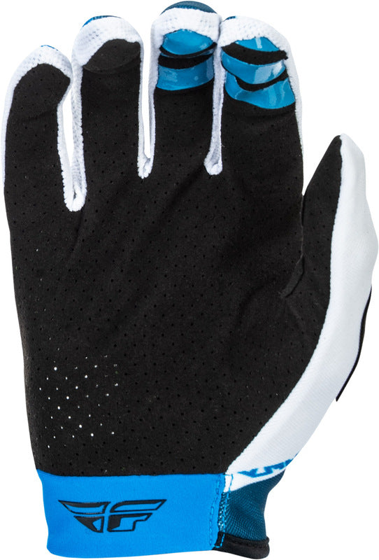Fly Racing Lite Youth Handschuhe Blau Weiss