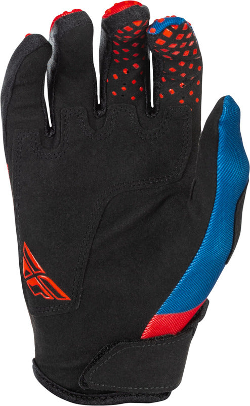 Fly Racing Kinetic Youth Handschuhe Blau Rot Weiss Rot
