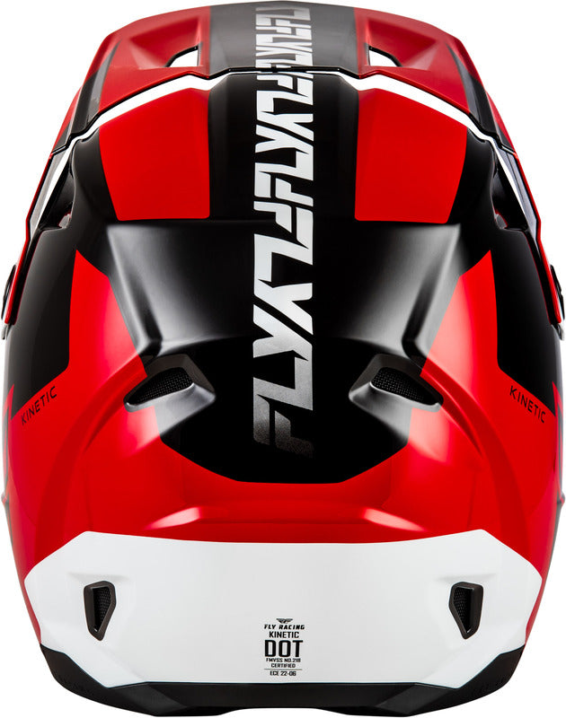 Fly Racing Kinetic Crest Helm Rotschwarzweiss