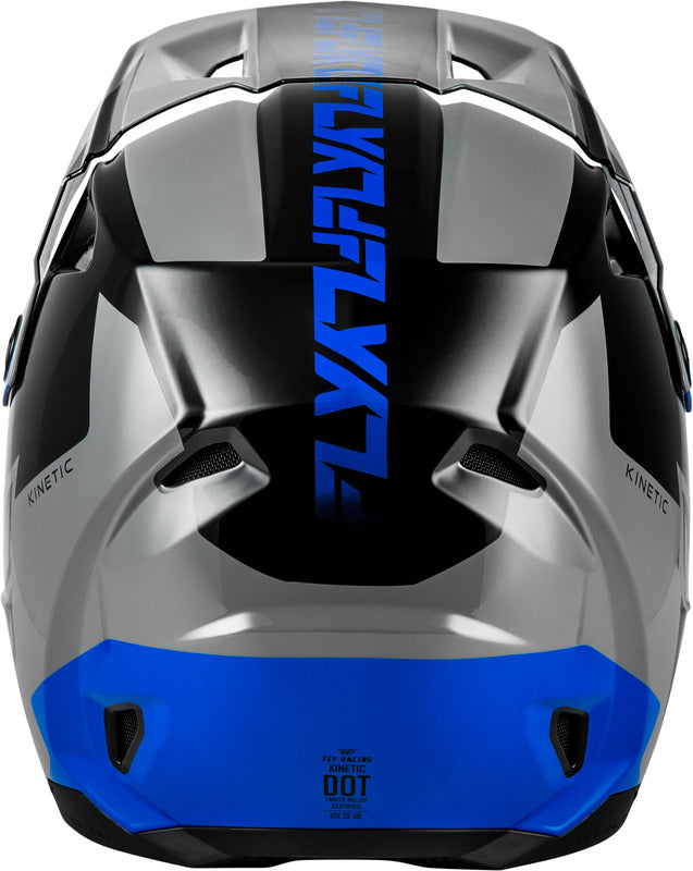 Fly Racing Kinetic Crest Helm Grauschwarzblau