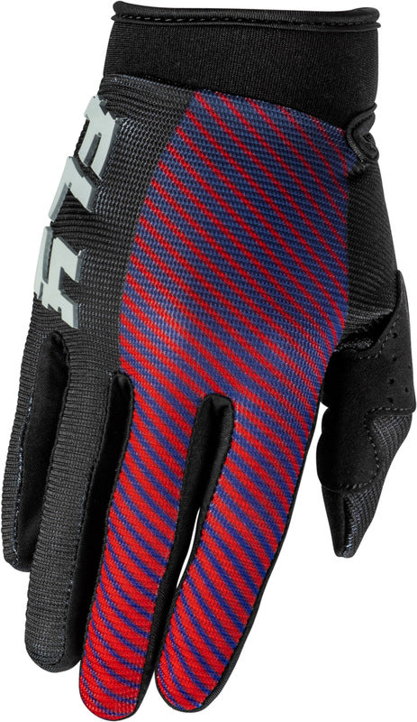 Fly Racing F 16 Youth Handschuhe Schwarz Rot Lila