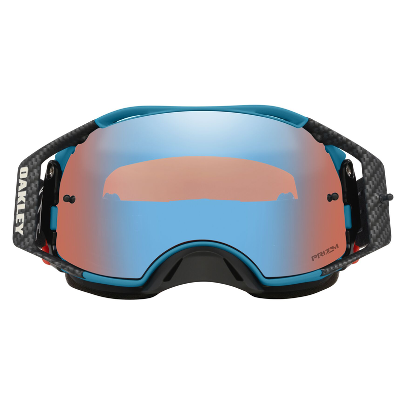 OAKLEY Airbrake MX Brille von Eli Tomac mit Prizm MX Sapphire Gläsern, komfortable Sportbrille für Motocross.