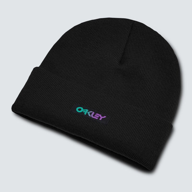 OAKLEY B1B Gradient Patch Beanie – Schwarz