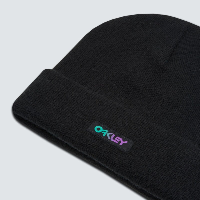 OAKLEY B1B Gradient Patch Beanie – Schwarz