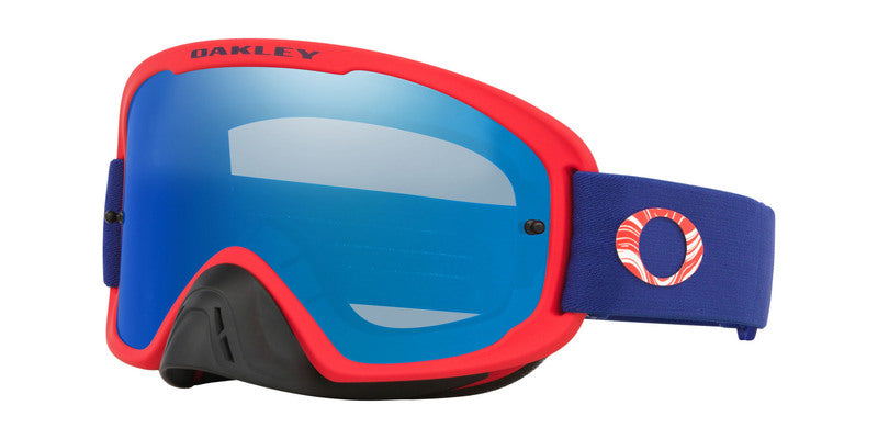 OAKLEY O-Frame 2.0 Pro MX Brille - Team rot schwarz Ice Iridium Glas