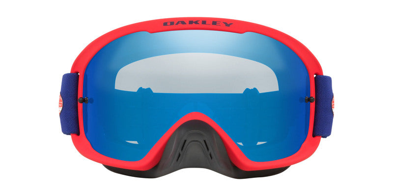 OAKLEY O-Frame 2.0 Pro MX Brille - Team rot schwarz Ice Iridium Glas