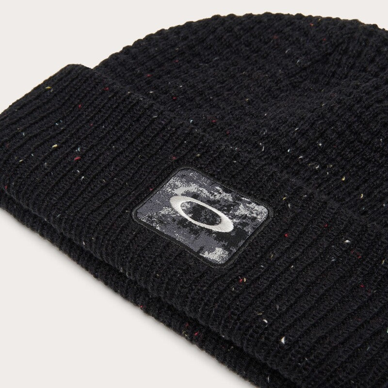 OAKLEY Ellipse Patch Waffle Mütze Schwarz