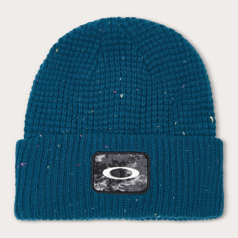 OAKLEY Ellipse Patch Waffle Mütze– Blau