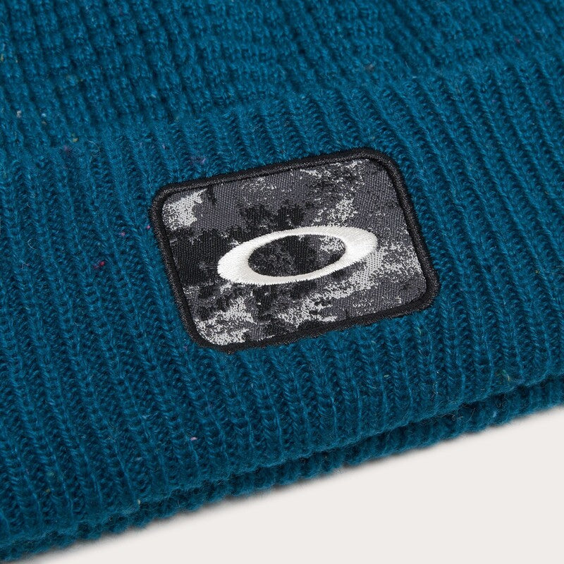 OAKLEY Ellipse Patch Waffle Mütze– Blau