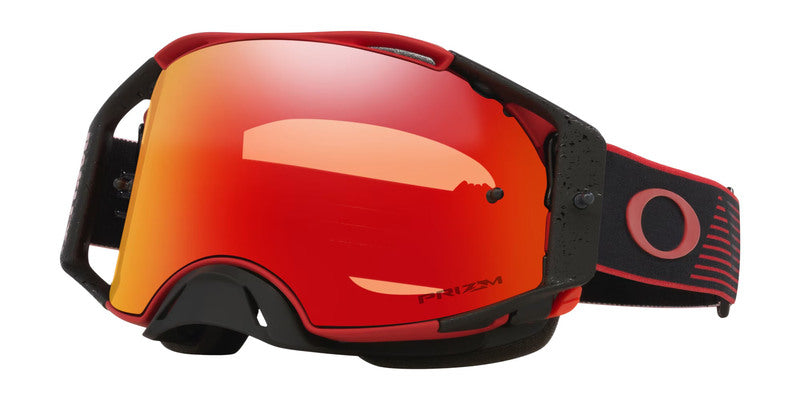 OAKLEY Airbrake MX Brille - rot Motion Prizm MX Torch Iridium Glas