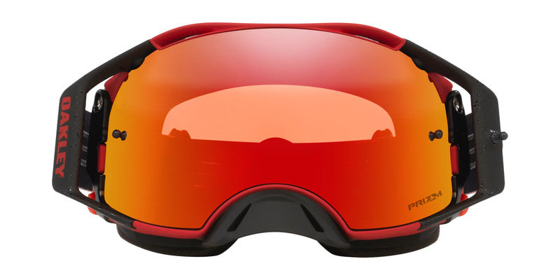 OAKLEY Airbrake MX Brille - rot Motion Prizm MX Torch Iridium Glas