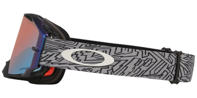 OAKLEY Airbrake MX Brille - grau Strike Prizm MX Sapphire Iridium Glas