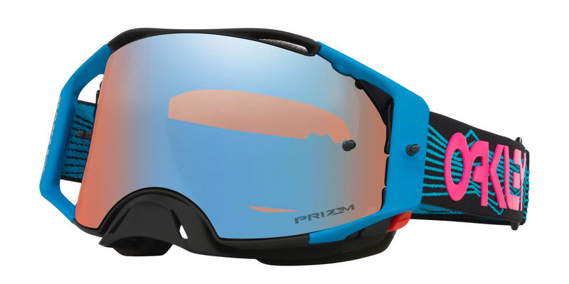 OAKLEY Airbrake MX Brille - blau Wired Prizm MX Sapphire Iridium Gold