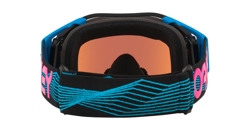 OAKLEY Airbrake MX Brille - blau Wired Prizm MX Sapphire Iridium Gold