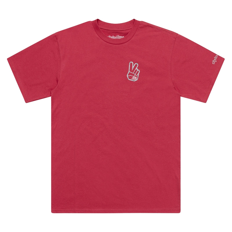 Troy Lee Designs Peace Out T Shirt Fuchsia