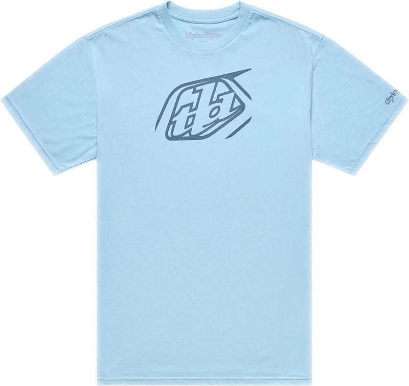 Troy Lee Designs Badge T Shirt Dawn Blau