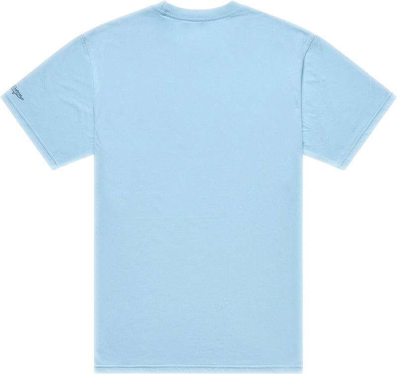 Troy Lee Designs Badge T Shirt Dawn Blau