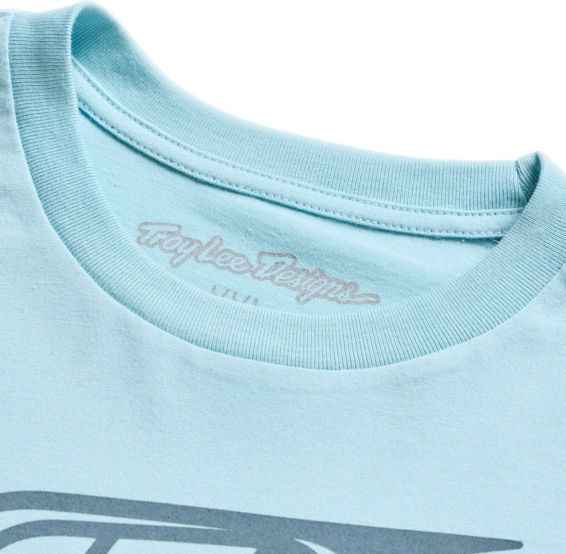 Troy Lee Designs Badge T Shirt Dawn Blau