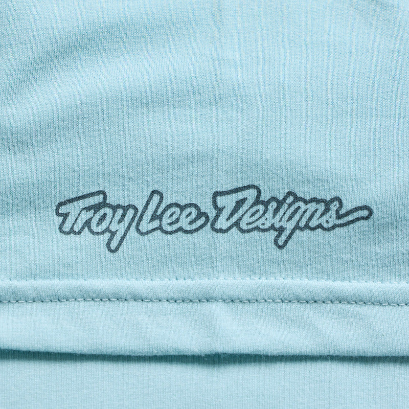 Troy Lee Designs Badge T Shirt Dawn Blau