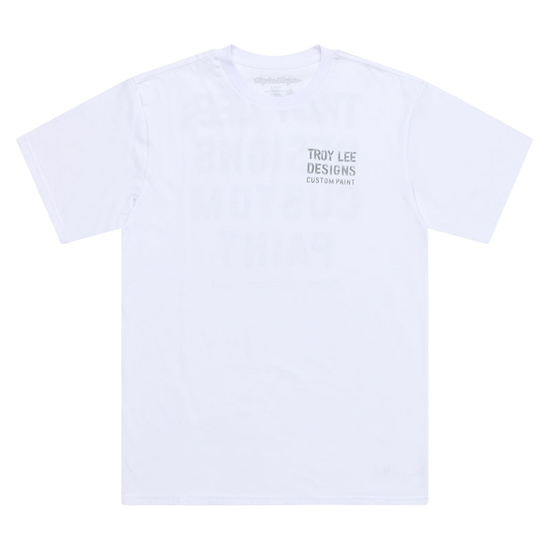 Troy Lee Designs Paint Shop T Shirt Weiß