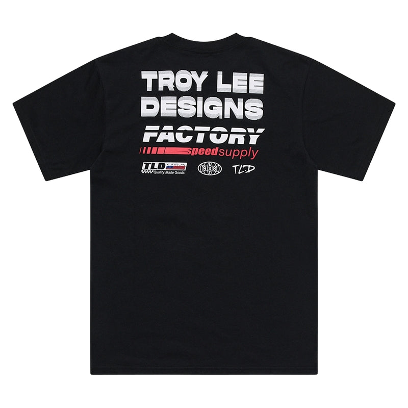 Troy Lee Designs Factory T Shirt Schwarz