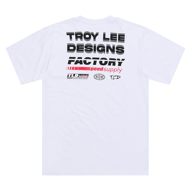 Troy Lee Designs Factory T Shirt Weiß