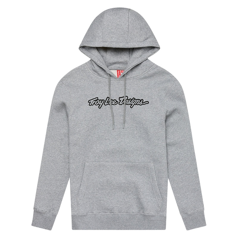 Troy Lee Designs Signature Hoodie Grau Meliert