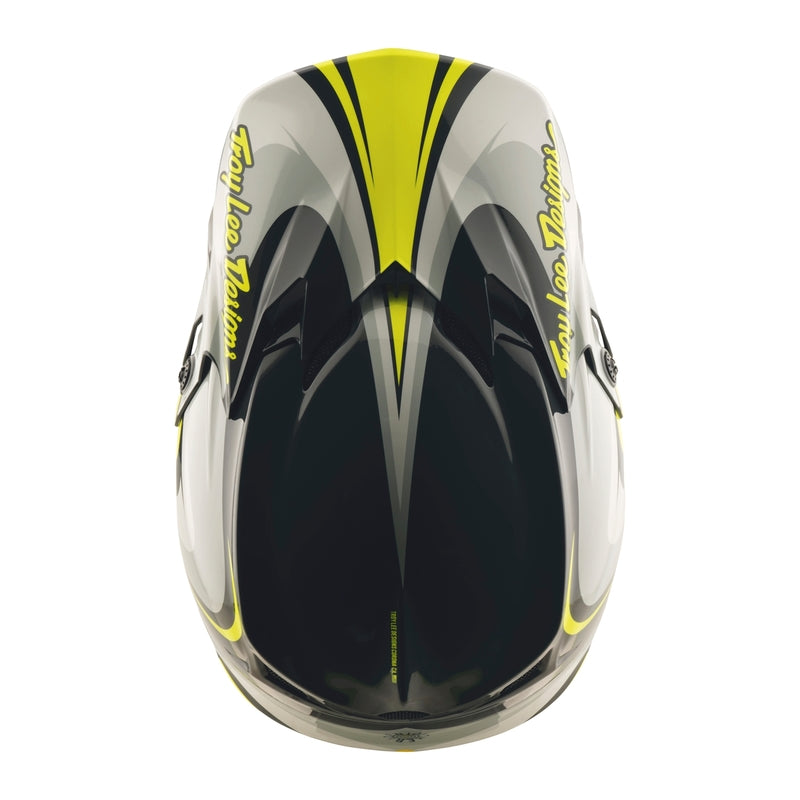Troy Lee Designs Gp Pro Crossover Motocrosshelm Grau/Gelb