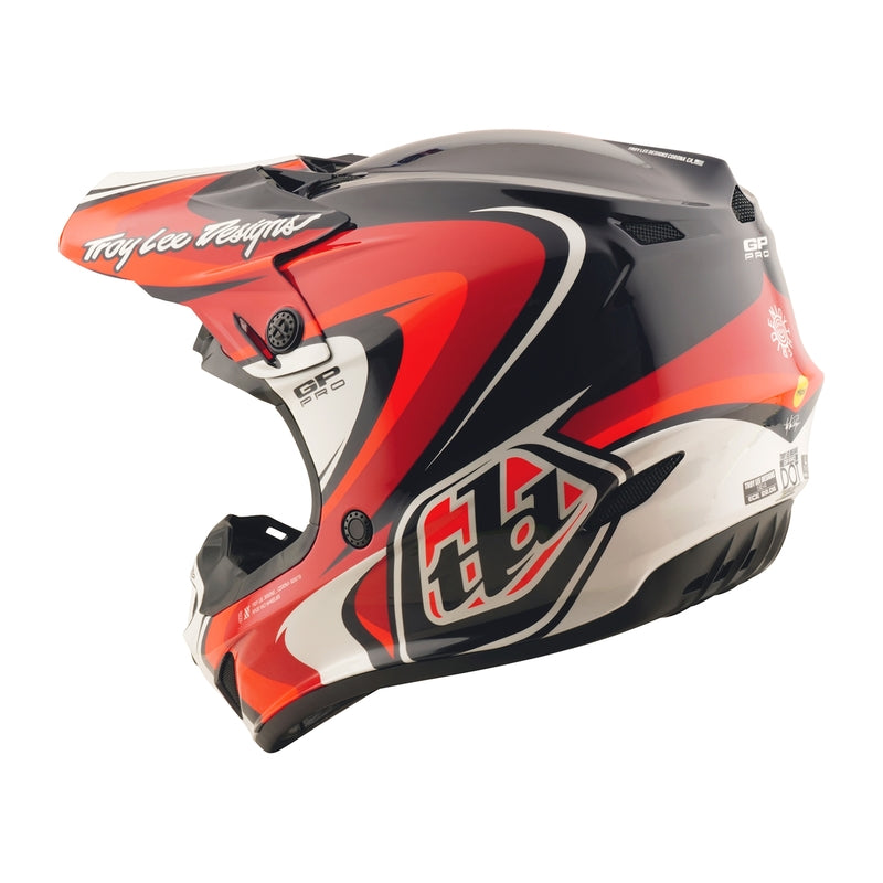 Troy Lee Designs Gp Pro Crossover Motocrosshelm Dunkelblau/Rot