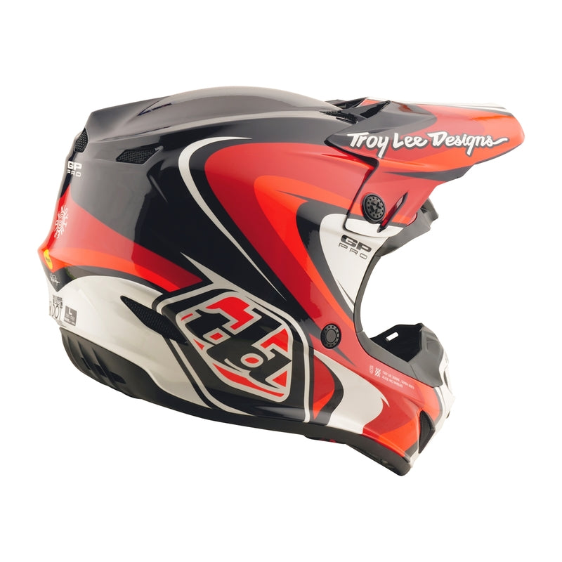 Troy Lee Designs Gp Pro Crossover Motocrosshelm Dunkelblau/Rot