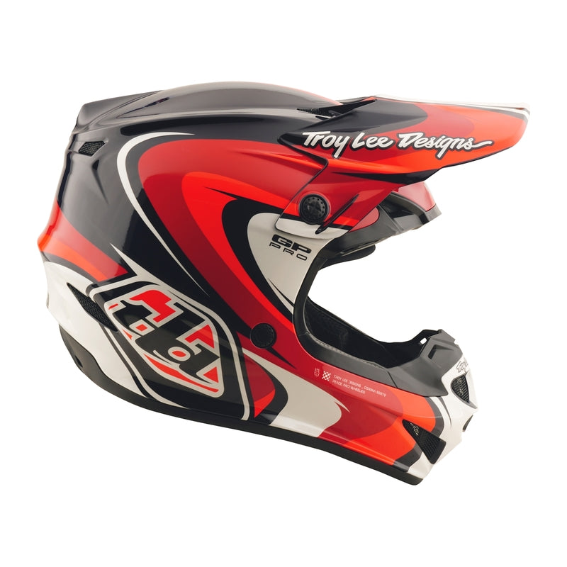 Troy Lee Designs Gp Pro Crossover Motocrosshelm Dunkelblau/Rot