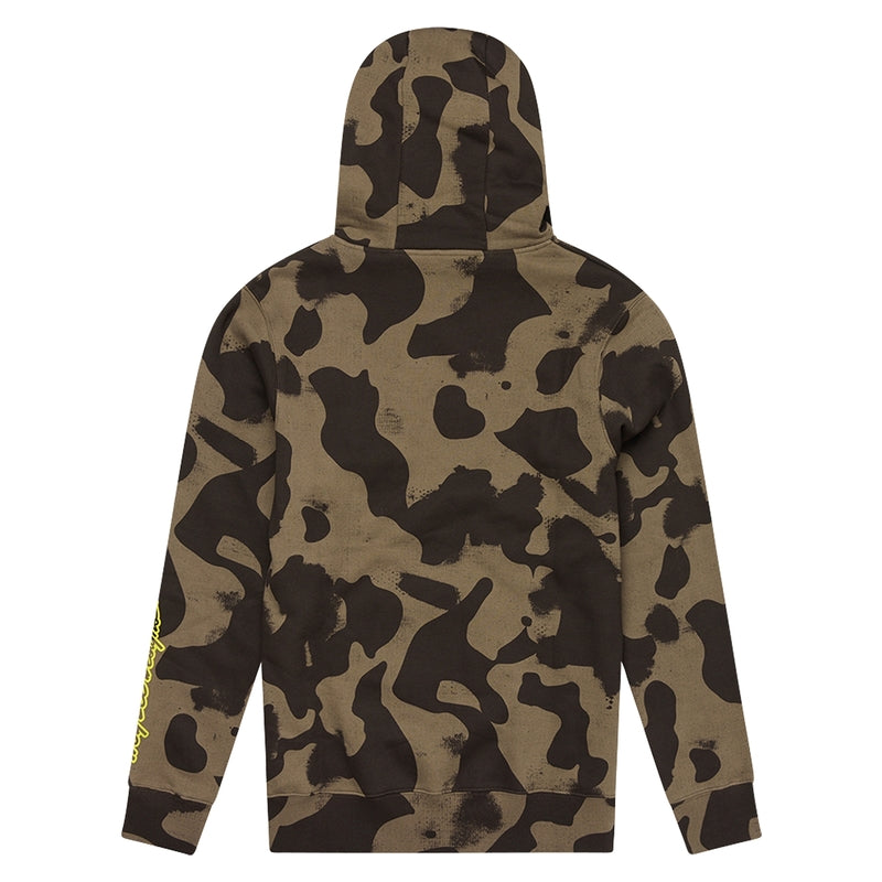 Troy Lee Designs Badge Hoodie Camouflage Oliv