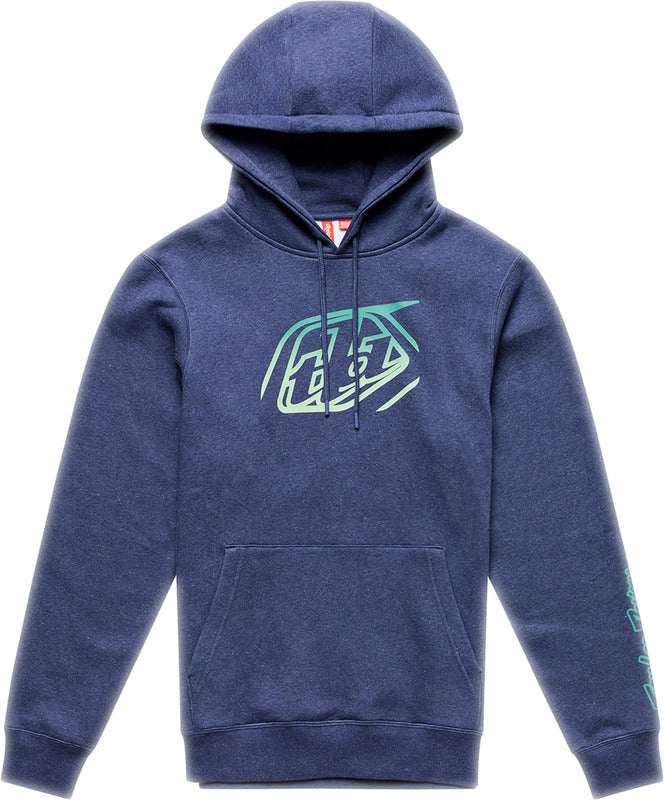 Troy Lee Designs Badge Hoodie Dunkelblau Heather