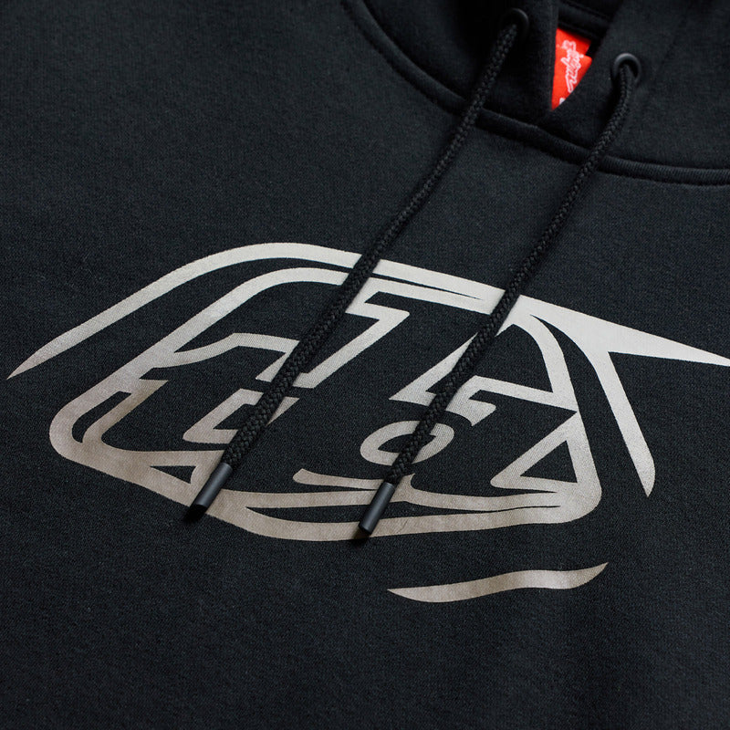 Troy Lee Designs Badge Hoodie Schwarz/Grau
