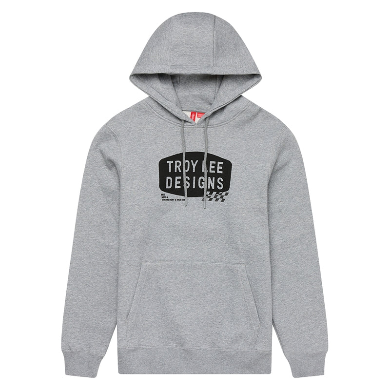 Troy Lee Designs Stamp Hoodie Grau Meliert