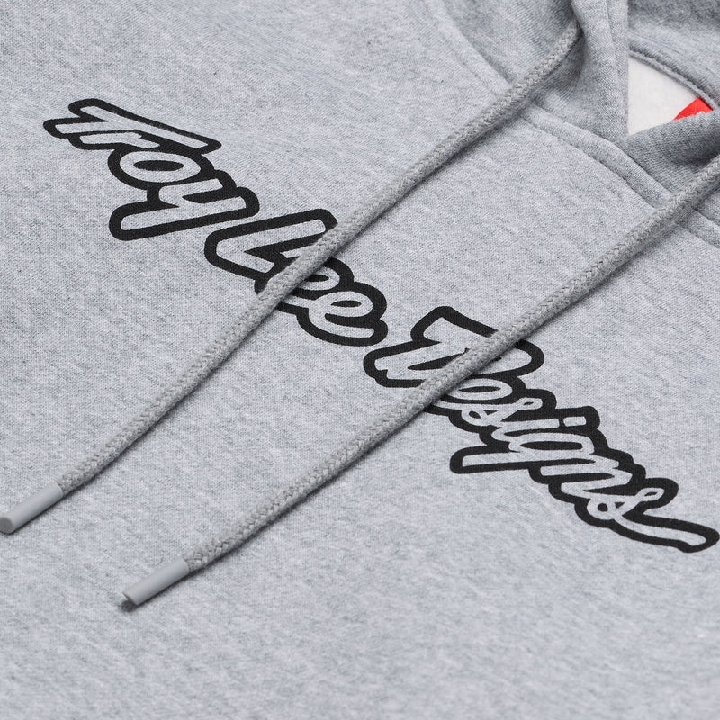 Troy Lee Designs Zip Up Signature Hoodie Grau Meliert