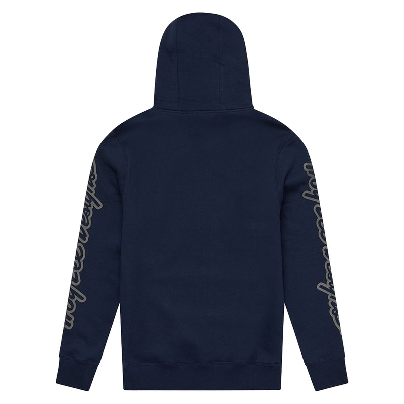 Troy Lee Designs Zip Up Branded Hoodie Dunkelblau