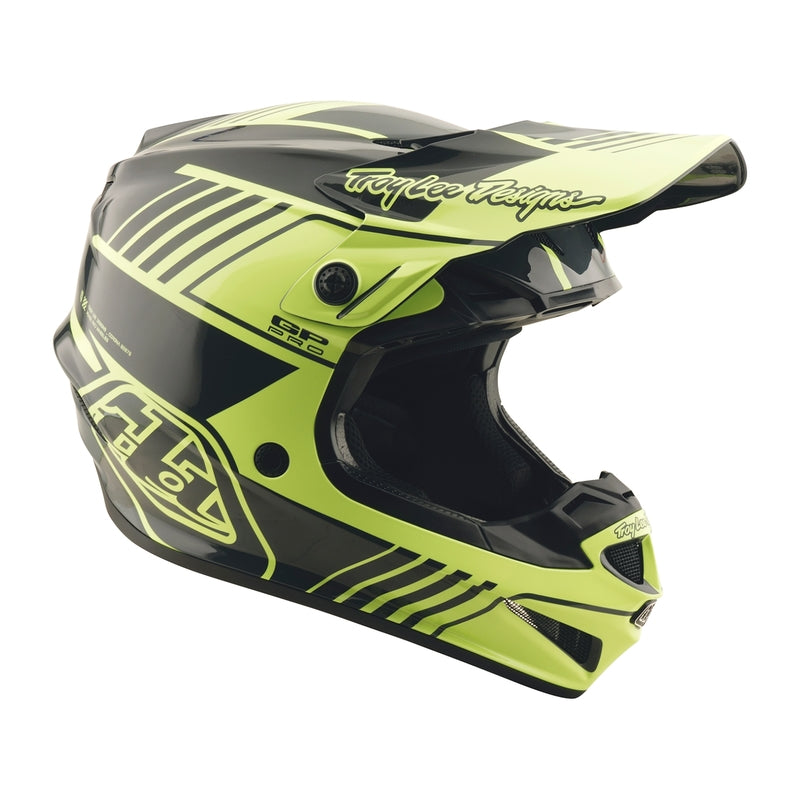 Troy Lee Designs Gp Pro Segment Motocrosshelm Gelb
