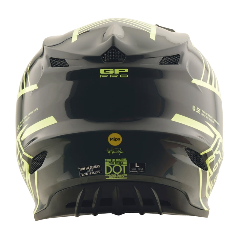 Troy Lee Designs Gp Pro Segment Motocrosshelm Gelb