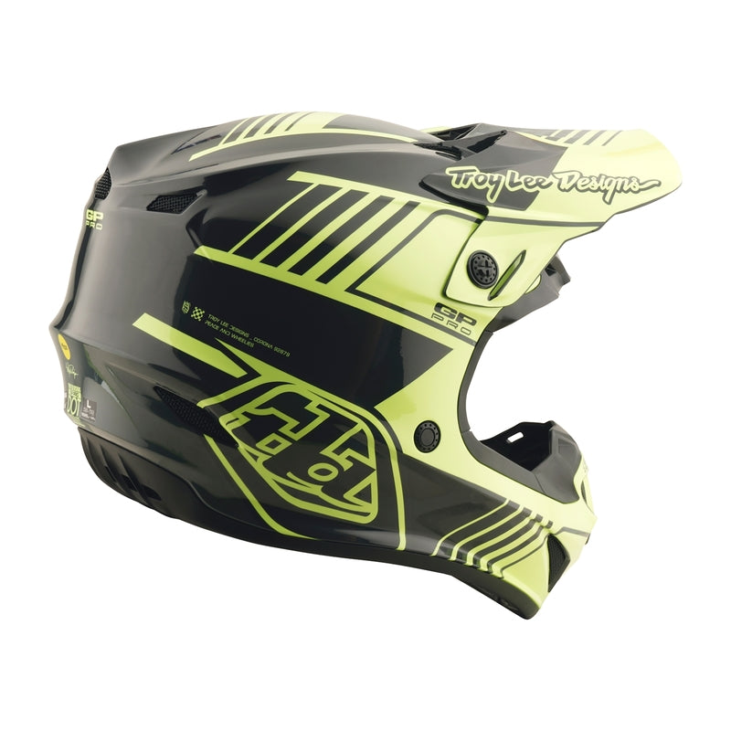Troy Lee Designs Gp Pro Segment Motocrosshelm Gelb