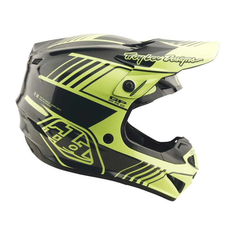 Troy Lee Designs Gp Pro Segment Motocrosshelm Gelb