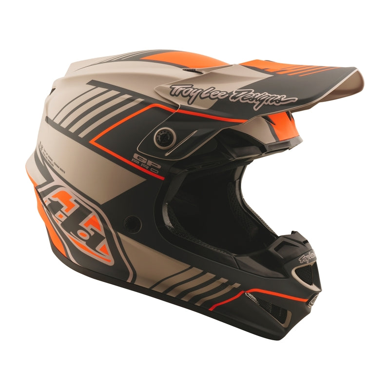 Troy Lee Designs Gp Pro Segment Motocrosshelm Taupe