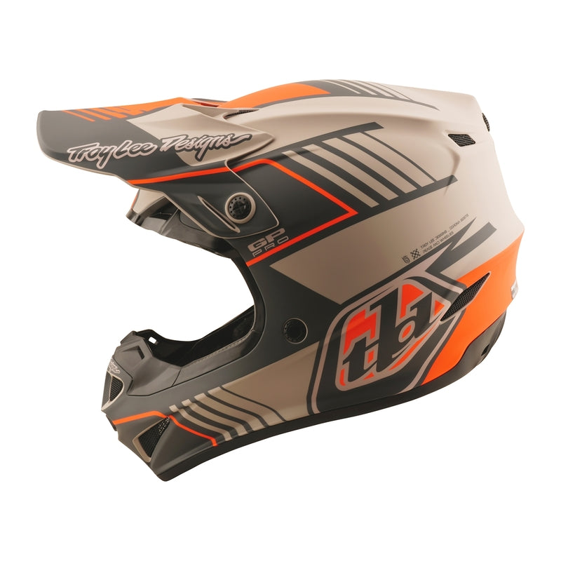 Troy Lee Designs Gp Pro Segment Motocrosshelm Taupe